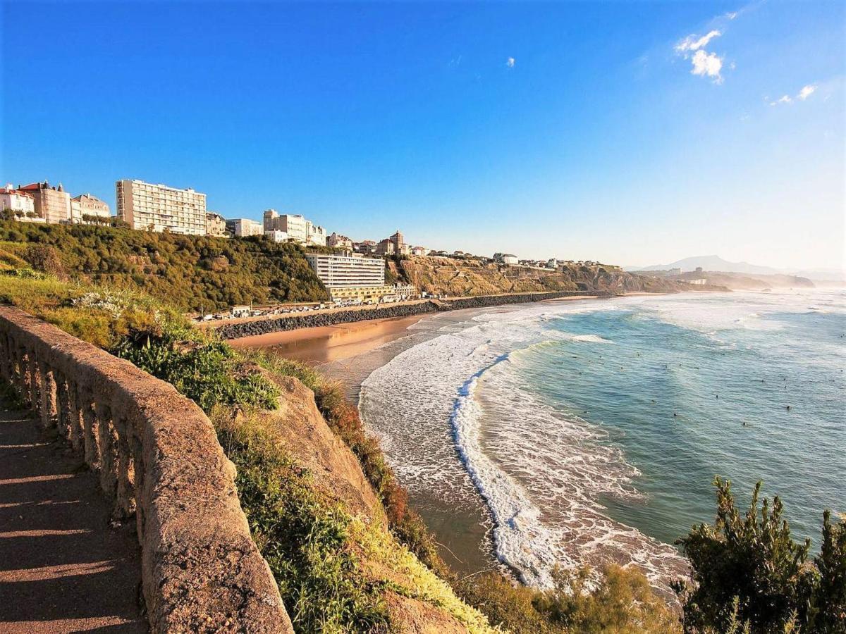 Charmant Studio En Centre-Ville Avec Piscine Proche Grande Plage - Fr-1-3-410 Biarritz Exterior foto